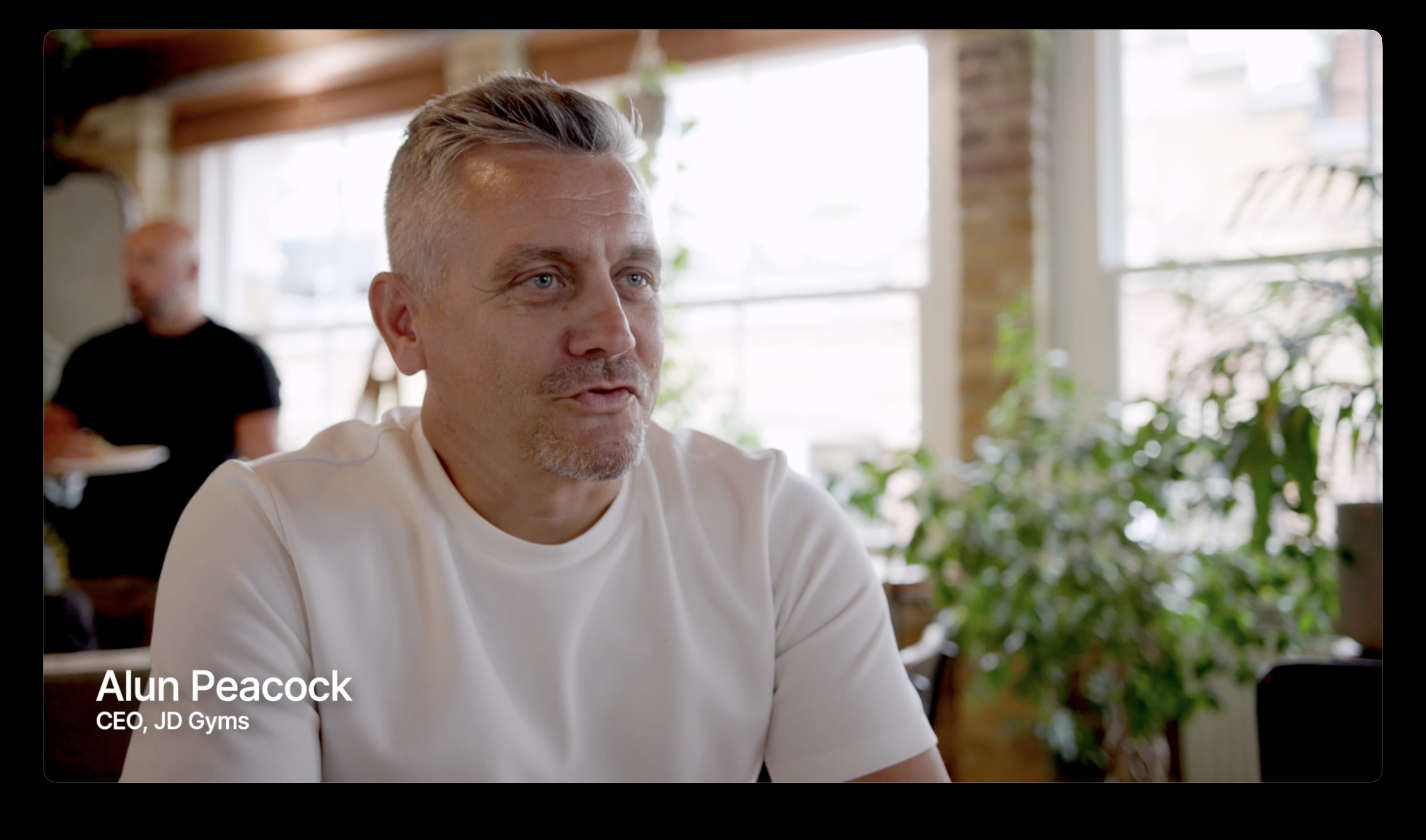 Alun Peacock, Chief Executive of JD Gyms, at the Cohort One welcome day